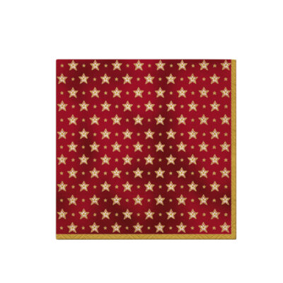 Servetėlės popierinės Žvaigždutės 33x33 cm 20 vnt 54321 KLD