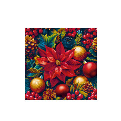 Servetėlės popierinės Puansetijos 20 vnt. 33x33 cm 183570 KLD