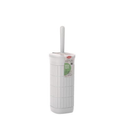 Šepetys klozeto su dėklu baltas 12x12x40 cm Domus 90500 Italija STEFANPLAST