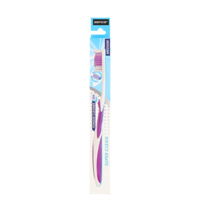 Dantų šepetėlis vidutinio minkštumo MEDIUM (mix) Sence 623789