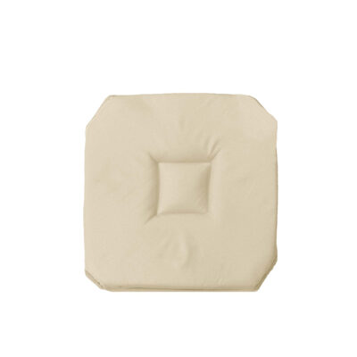 Pagalvėlė kėdei 40x40x3 cm kreminės spalvos, poliesteris douceur d'intérieur