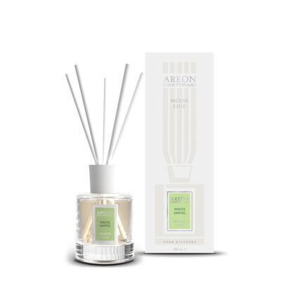 Namų kvapas su lazdelėmis MOON LINE White Santal 120 ml Areon