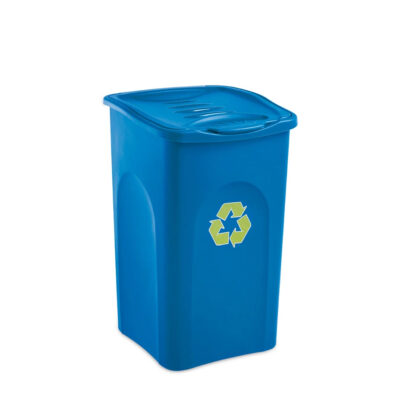 Šiukšliadėžė rūšiavimui 50 l 37x37x56 cm mėlyna BEGREEN 70603 Stefanplast