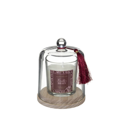 Žvakė stikliniame indelyje 130 g 10,7x13,8 cm vaisių kv. Atmosphera 181645B