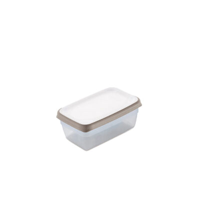 Dėžutė maistui su dangteliu plastikinė 0,6 l 15x10x6 cm 01061 STEFANPLAST