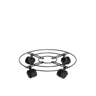 Vazono padėkliukas su ratukais D30 cm metalinis (max 30 kg) 4Living 653921
