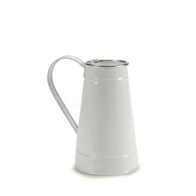 Vaza metalinė balta sp. 11,3x17x18,5 cm Giftdecor 49088