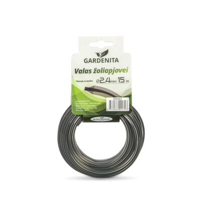 Valas žoliapjovei trikampis su šerdimi 2,4 mm 15 m Gardenita (12)