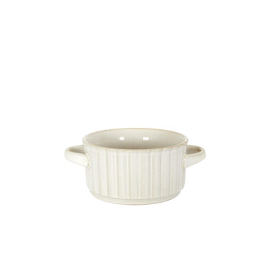 Dubenėlis sriubai su rankenėlėmis D8,5 cm keram-akm.masė Home Deco KA0414