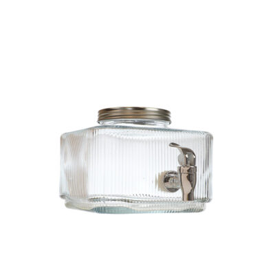 Indas stiklinis skysčiams su kraniuku 3 L talpos Home Deco KV7436