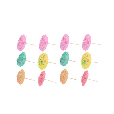 Smeigtukai-skėtukai sumuštiniams mediniai 10 cm 12 vnt. 871125226037