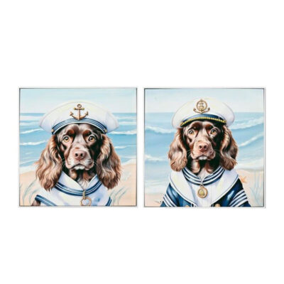 Paveikslas Šuo jūreivis 60x60x2 cm (mix 2) 8445393656595