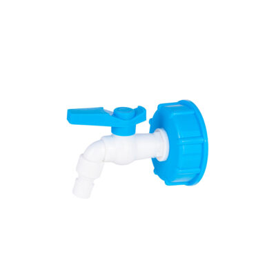 Adapteris su kranu IBC konteineriui veržlė S60x6 sriegis 1/2" GEKO G70192