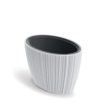 Vazonas ORO su įdėklu 63/24 L 395x595x380 mm balta sp. Prosperplast