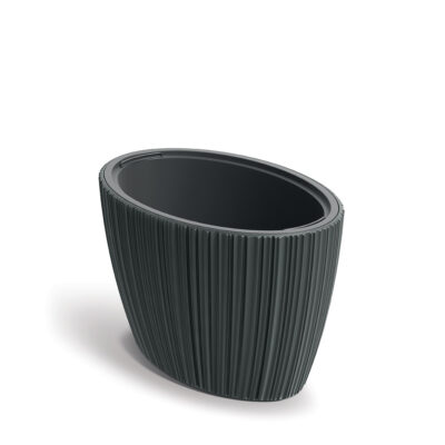 Vazonas ORO su įdėklu 63/24 L 395x595x380 mm t. pilka sp. Prosperplast