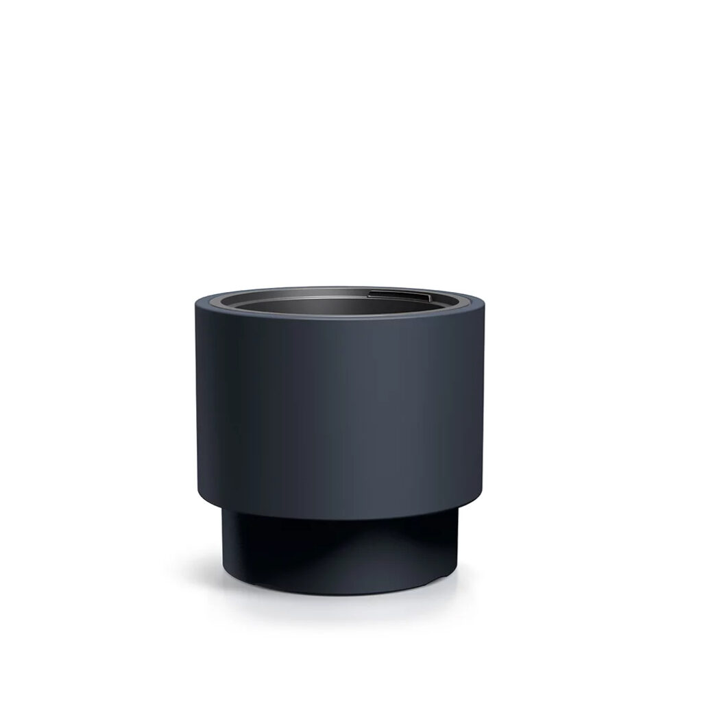 Vazonas HEOS su įdėklu 40/20 l D395xH370 mm antracito sp. Prosperplast