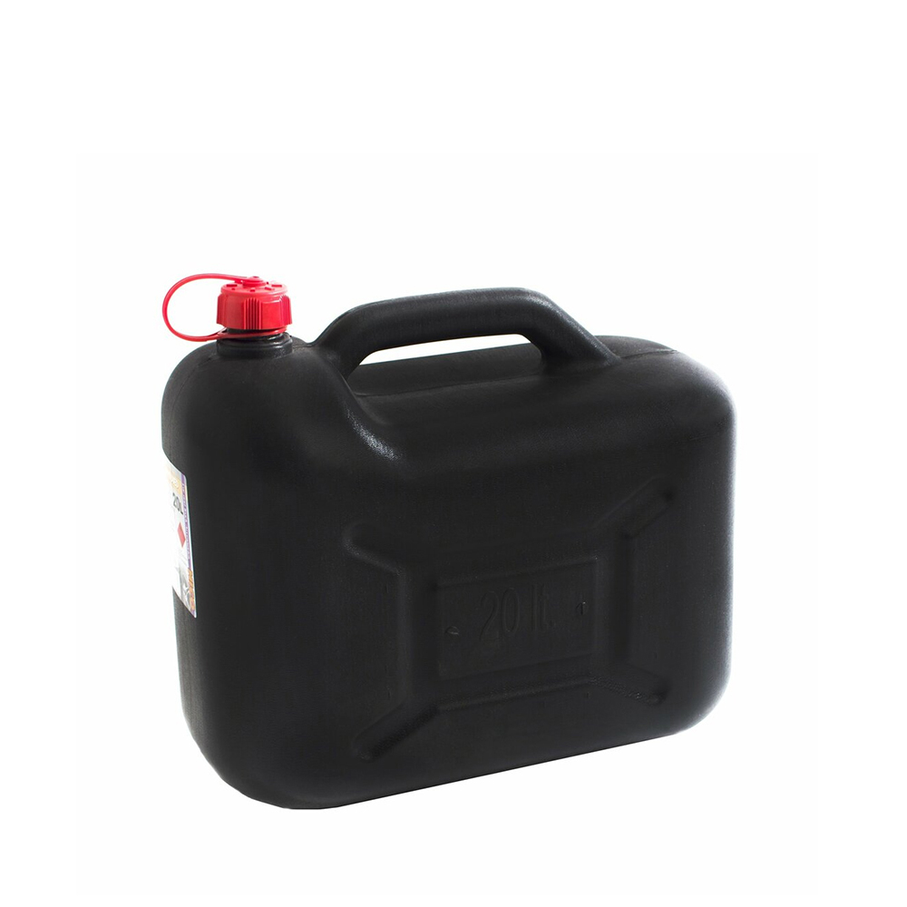 Kanistras kurui plastikinis juodas 20 L Lenkija (4)
