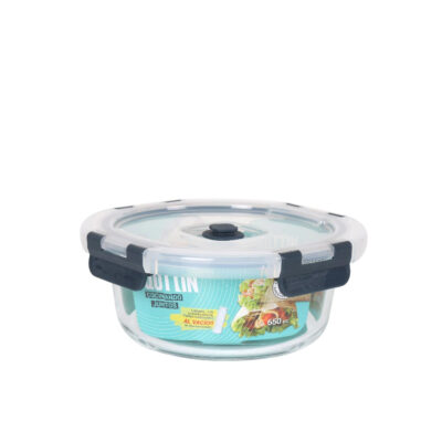 Dėžutė maistui hermetinė stiklinė 17x17x7 cm 650 ml Quttin QT-VA24941