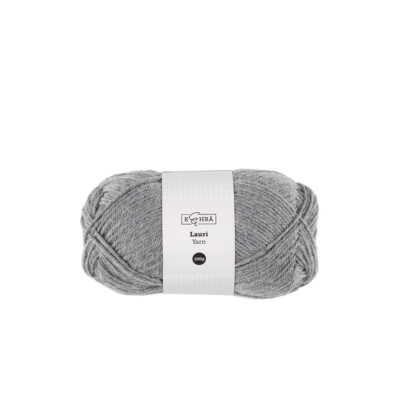 Siūlai 100 g 75% vilna, 25% poliamidas pilkos sp. Kehra 245202
