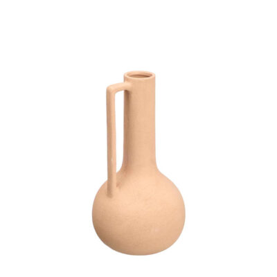 Vaza keramikinė D18xH34,5 cm kreminės spalvos Giftdecor 14622