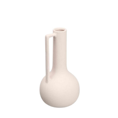 Vaza keramikinė D18xH34,5 cm baltos spalvos Giftdecor 14620