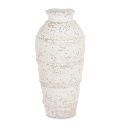Vaza keramikinė balta 44x18x18 cm 183280
