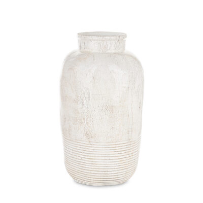 Vaza keramikinė balta 37x19x19 cm 183287