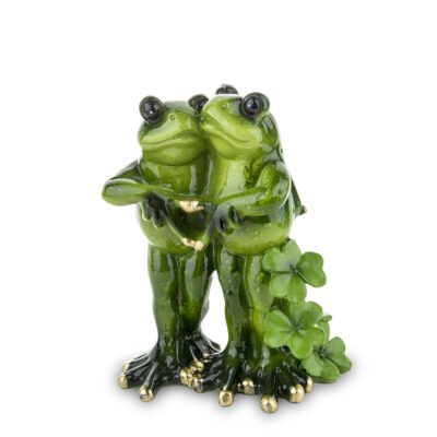 Figūrėlė polirezininė Varlių pora 137256 12x6,5x9 cm
