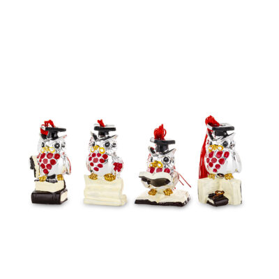 Figūrėlė polirezininė Pelėda 4,5x3,5x3 cm 180925