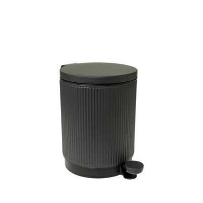 Šiukšliadėžė metalinė 5 l 29x20,5x27 cm juodos spalvos Onyx 5Five 200173B