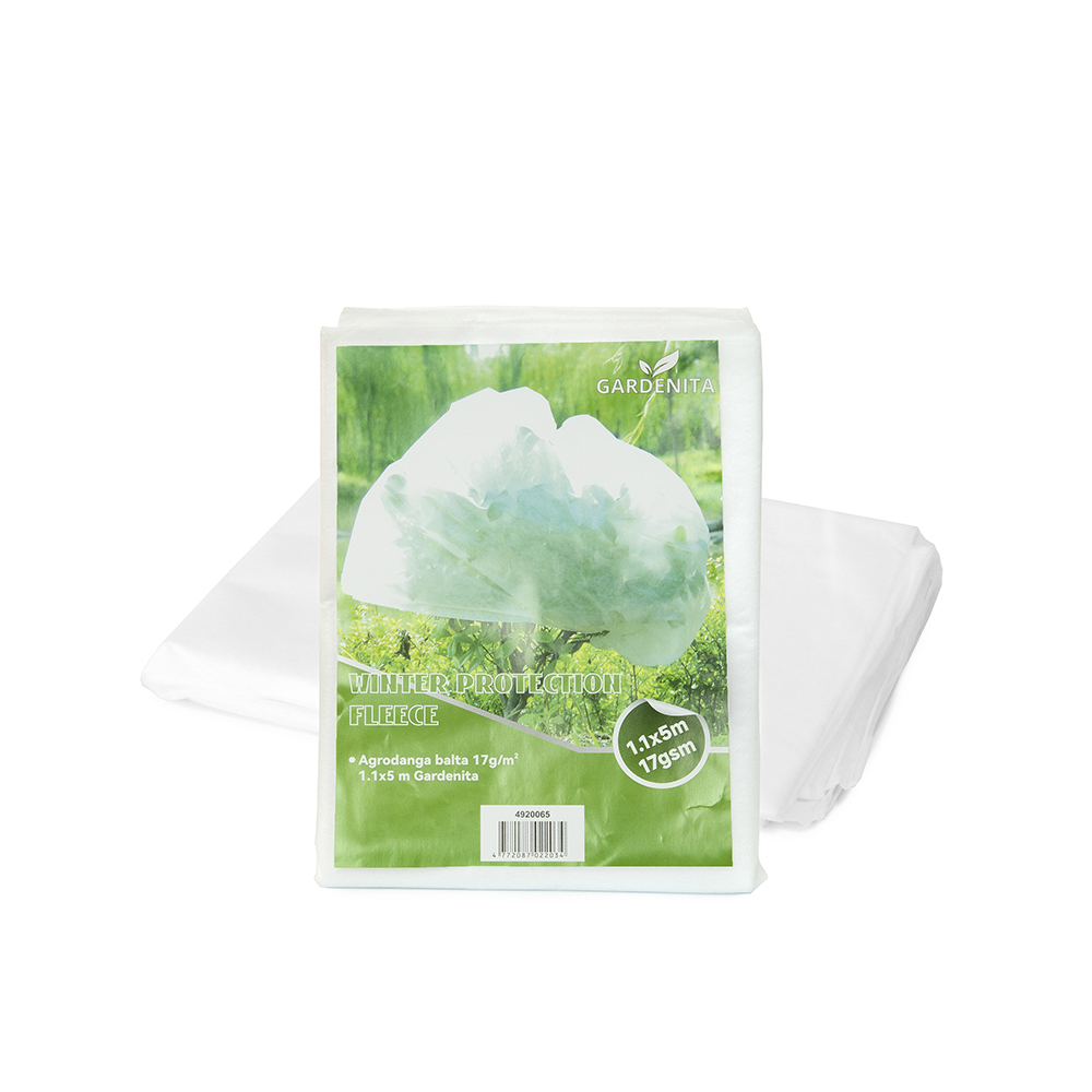 Agrodanga balta 17g/m2 1,1x 5 m Gardenita (20)