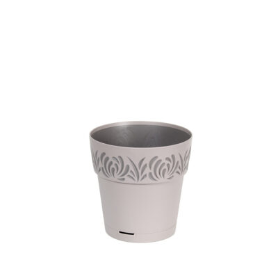 Vazonas OPERA GAIA su vand. rez. 3,2 L D20xH19 cm pilka sp. 88413 STEFANPLAST