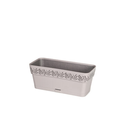 Vazonas OPERA GAIA lovelis su vand. rez. 2,75 L 30x13x12 cm pilka sp. 88708 STEF