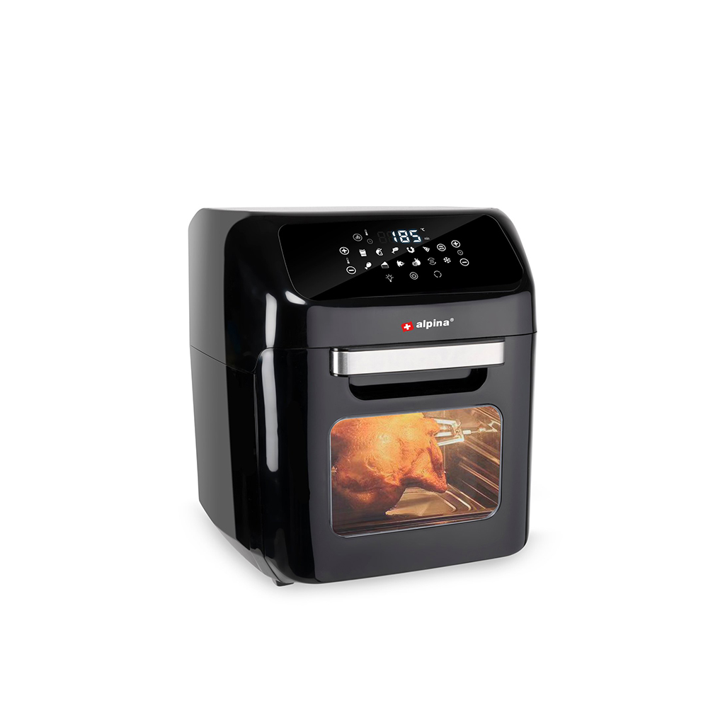 Karšto oro gruzdintuvė-orkaitė 12 L 1800 W 32x34x38 cm 6,5kg ALPINA 871125219568