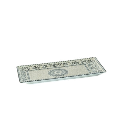 Padėklas/lėkštė užkandžiams 30x15x2 cm keramika SOLE La Mediterranea SLB25013
