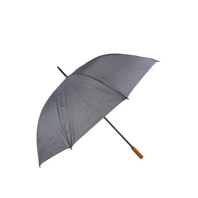 Skėtis ilgas D130 cm H100 cm pilkas 871341481857