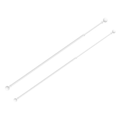 Karnizas metalinis 120-210 cm baltos sp. Giftdecor 12048