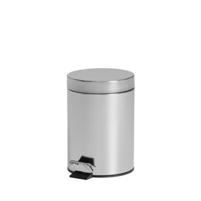 Šiukšliadėžė nerūdijančio plieno su pedalu 3 l 17x26 cm Saima 263333