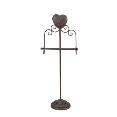 Laikiklis metalinis WC popieriui 21x14x62 cm Clayre