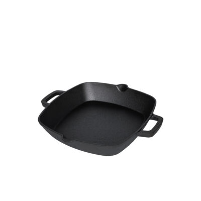 Keptuvė ketaus 26x26 cm su rankenėlėmis MUSTANG 641619