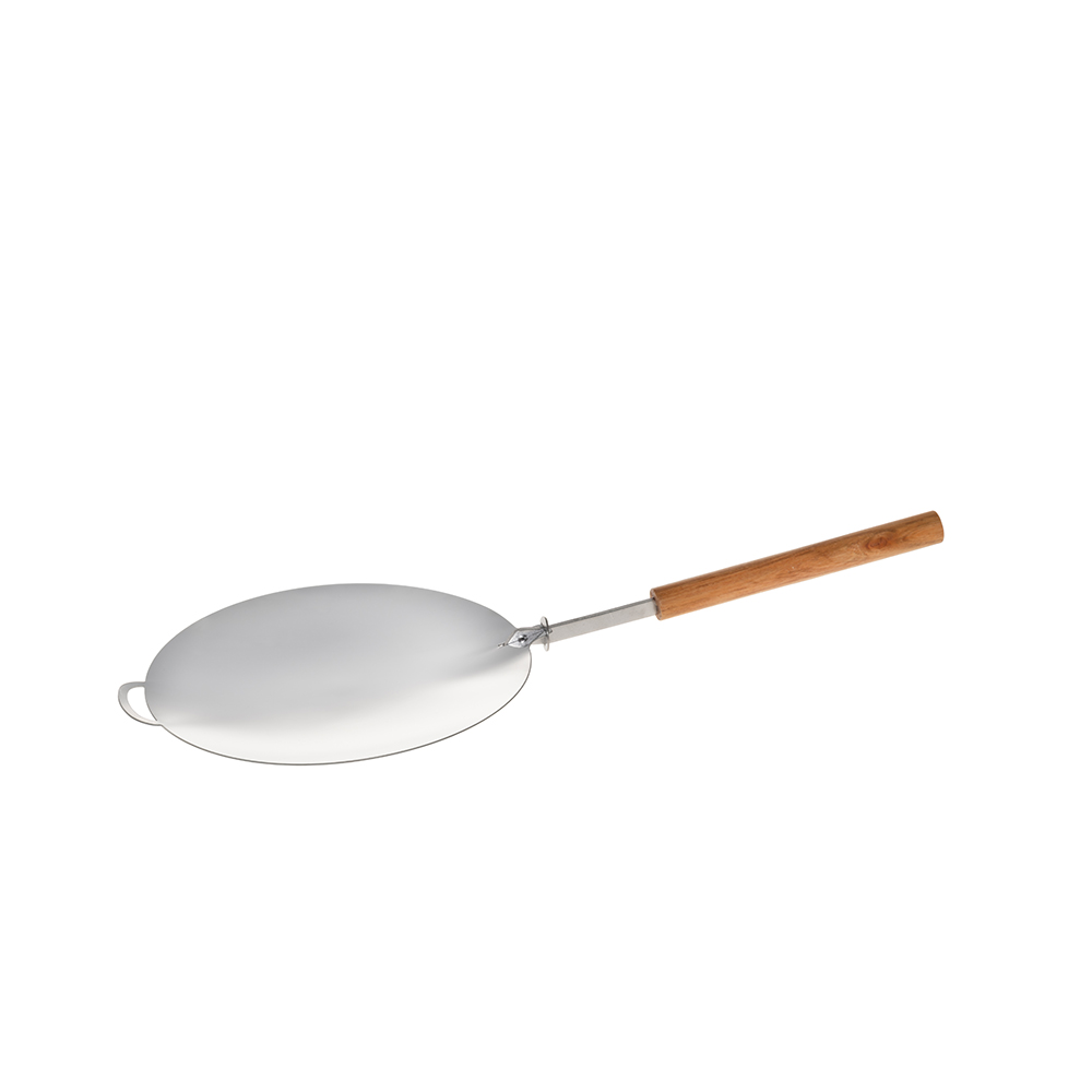 Keptuvė su sulankstoma rankena D30 cm nerūdijančio plieno MUSTANG 263796