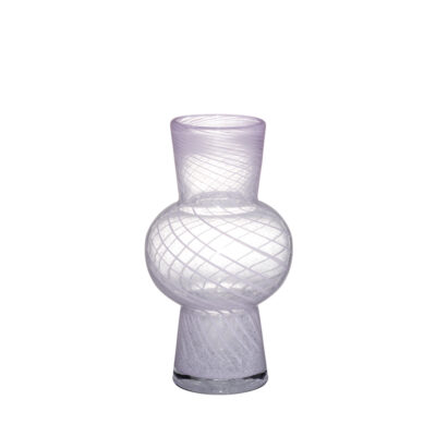 Vaza stiklinė D14xH24 cm alyvinės spalvos Fanni K 644543