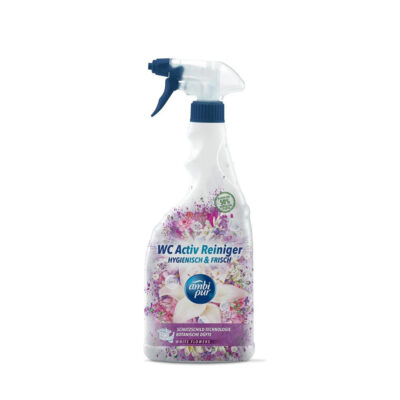 Valiklis WC purškiamas baltų gėlių aromato 750 ml AMBI PUR 6694