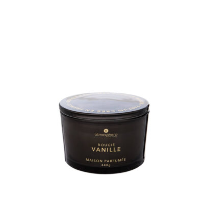 Žvakė stikliniame indelyje vanilės kv. 440 g D13xH9 cm Atmosphera 214889A