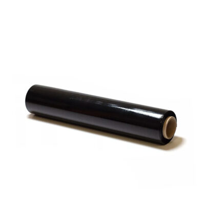Plėvelė paletėms vynioti STRECH juoda 450mm*200m 17 my rankiniam pakavimui (6)