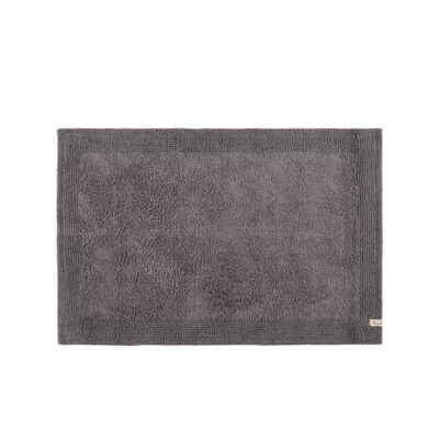Kilimėlis vonios kambariui 60x90 cm pilkos sp., medvilninis Fanni K 640069