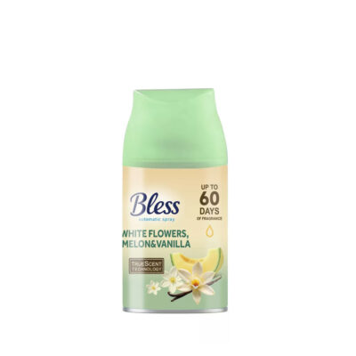 Oro gaiviklio papildymas 250 ml WHITE FLOWERS, MELON & VANILLA Bless