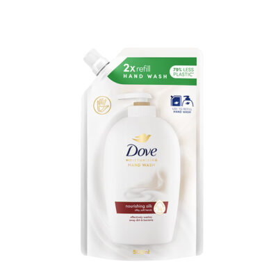 Skystas muilas DOVE Nourishing Silk 500 ml papildymas