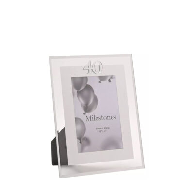 Rėmelis 40 gimtadienio proga veidrodinis 10x15 cm MS17540 Celebrations Widdop