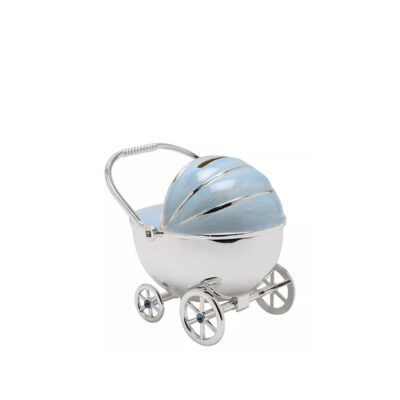 Taupyklė Vežimėlis mėlynas metalinis 13x10x11 cm BM393 Bambino Widdop